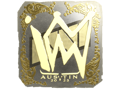 Sticker | iM (Gold) | Austin 2025 — CS2 skin image, Extraordinary rarity