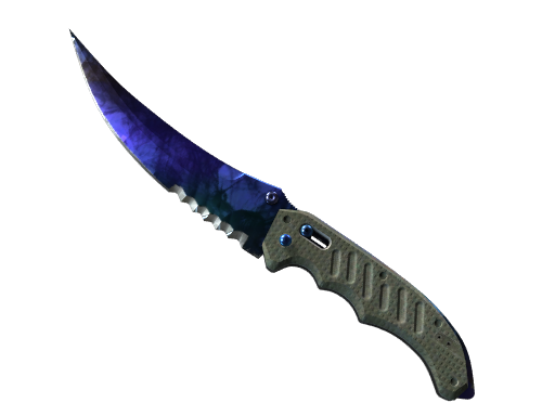 ★ StatTrak™ Flip Knife | Doppler (Minimal Wear) — CS2 skin image