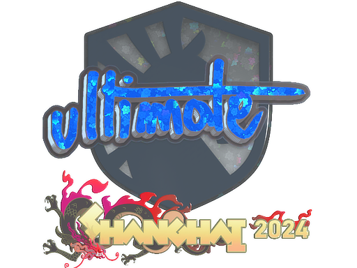 Sticker | ultimate (Glitter) | Shanghai 2024 — CS2 skin image, Remarkable rarity