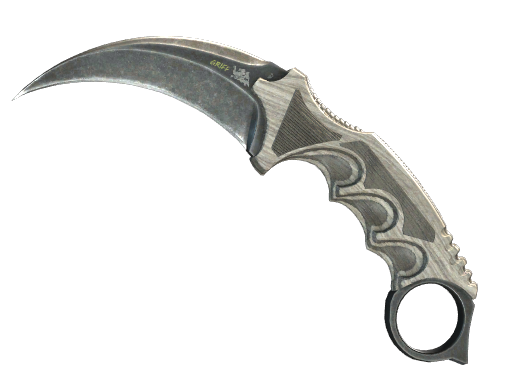 ★ StatTrak™ Karambit | Black Laminate (Field-Tested) — CS2 skin image