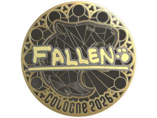 Sticker | FalleN (Gold) | Cologne 2026 — CS2 skin image, Extraordinary rarity