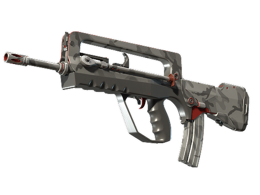 FAMAS | Grey Ghost — скин CS2, редкость Industrial Grade