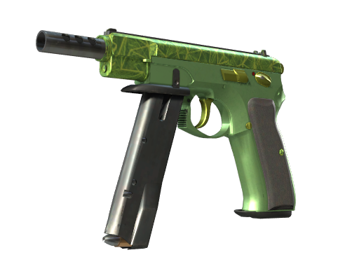 CZ75-Auto | Emerald Quartz (Field-Tested) — изображение скина CS2, редкость Mil-Spec Grade