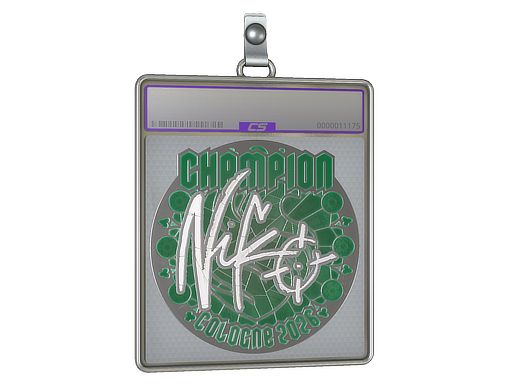 Sticker Slab | NiKo (Foil, Champion) | Cologne 2026 — CS2 skin image, Remarkable rarity