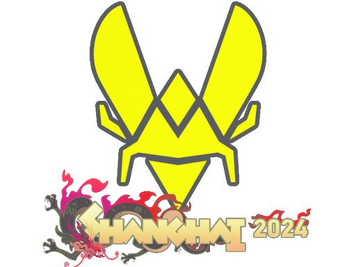 Sticker | Vitality | Shanghai 2024 — CS2 skin image, High Grade rarity