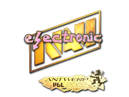 Sticker | electronic (Holo) | Antwerp 2022 — CS2 skin image, Exotic rarity