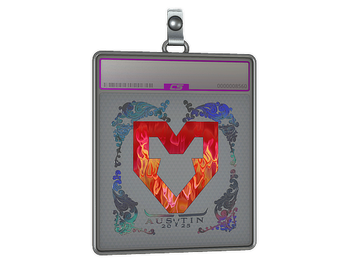 Sticker Slab | MOUZ (Holo) | Austin 2025 — CS2 skin image, Exotic rarity