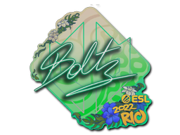 Sticker | boltz | Rio 2022 — CS2 skin image, High Grade rarity