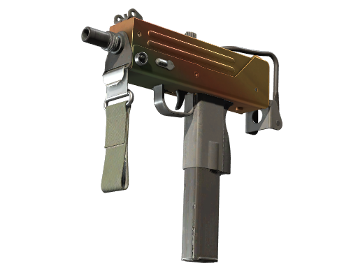 MAC-10 | Amber Fade (Field-Tested) — изображение скина CS2, редкость Mil-Spec Grade