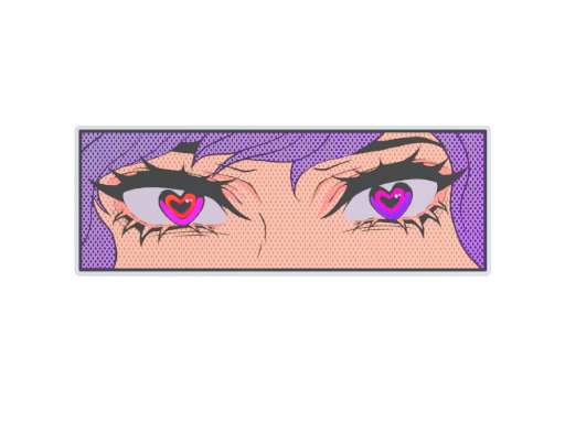 Sticker | Loving Eyes (Holo) — CS2 skin image, Remarkable rarity