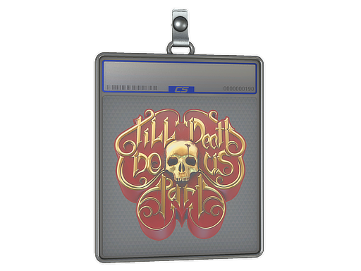 Sticker Slab | Till Death Do Us Part — CS2 skin image, High Grade rarity