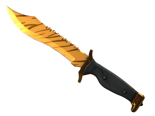 ★ StatTrak™ Bowie Knife | Tiger Tooth (Minimal Wear) — CS2 skin image