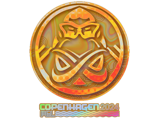 Sticker | ENCE (Holo) | Copenhagen 2024 — CS2 skin image, Exotic rarity