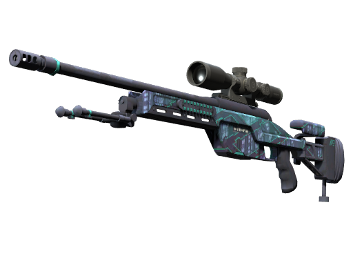 SSG 08 | Mainframe 001 — скин CS2, редкость Mil-Spec Grade