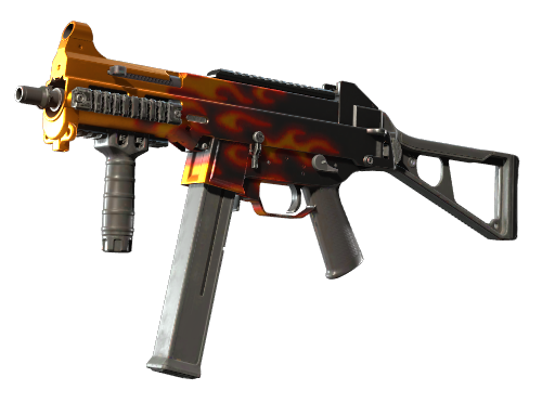 UMP-45 | Blaze (Minimal Wear) — изображение скина CS2, редкость Mil-Spec Grade