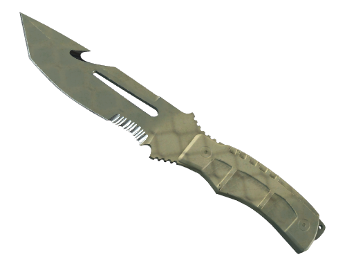 ★ StatTrak™ Survival Knife | Safari Mesh (Battle-Scarred) — CS2 skin image
