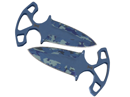 ★ StatTrak™ Shadow Daggers | Bright Water (Minimal Wear) — CS2 skin image