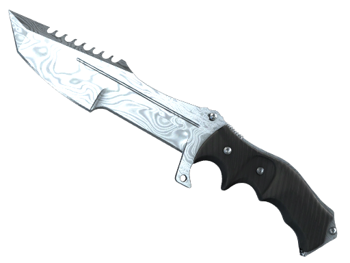 ★ Huntsman Knife | Damascus Steel (Well-Worn) — изображение скина CS2, редкость Covert