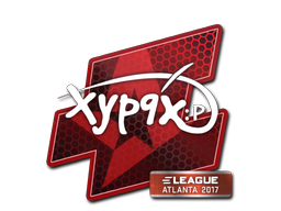 Sticker | Xyp9x | Atlanta 2017 — CS2 skin image, High Grade rarity