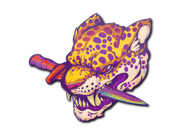 Sticker | Enemy Spotted (Holo) — CS2 skin image, Remarkable rarity