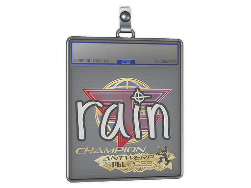 Sticker Slab | rain (Champion) | Antwerp 2022 — CS2 skin image, High Grade rarity