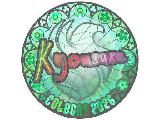 Sticker | kyousuke (Holo) | Cologne 2026 — CS2 skin image, Exotic rarity