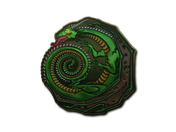 Sticker | Dragon (Foil) — CS2 skin image, Exotic rarity