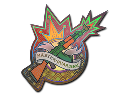 Sticker | Master Guardian (Holo) — CS2 skin image, Remarkable rarity