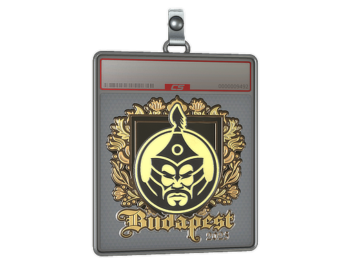 Sticker Slab | The Mongolz (Gold) | Budapest 2025 — CS2 skin image, Extraordinary rarity