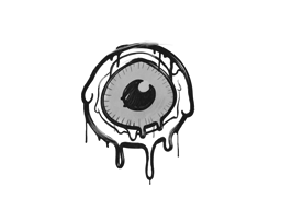 Sealed Graffiti | Eye Spy (Shark White) — CS2 skin image, Base Grade rarity