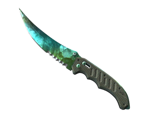 ★ Flip Knife | Gamma Doppler (Factory New) — изображение скина CS2, редкость Covert