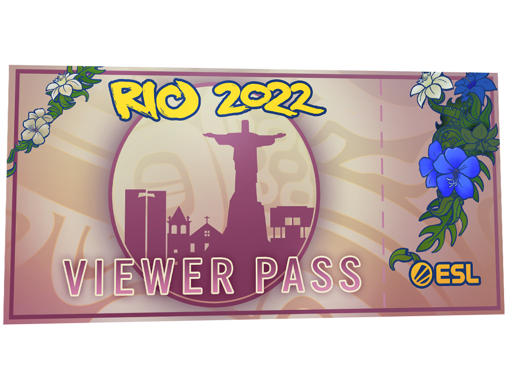 Rio 2022 Viewer Pass — CS2 skin image, Base Grade rarity