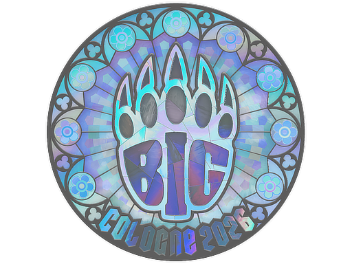 Sticker | BIG (Holo) | Cologne 2026 — CS2 skin image, Exotic rarity