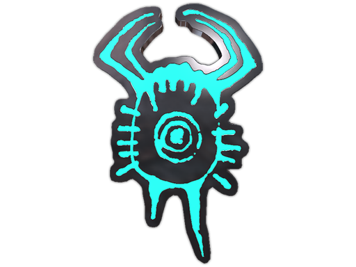 Headcrab Glyph Pin — CS2 skin image, Remarkable rarity