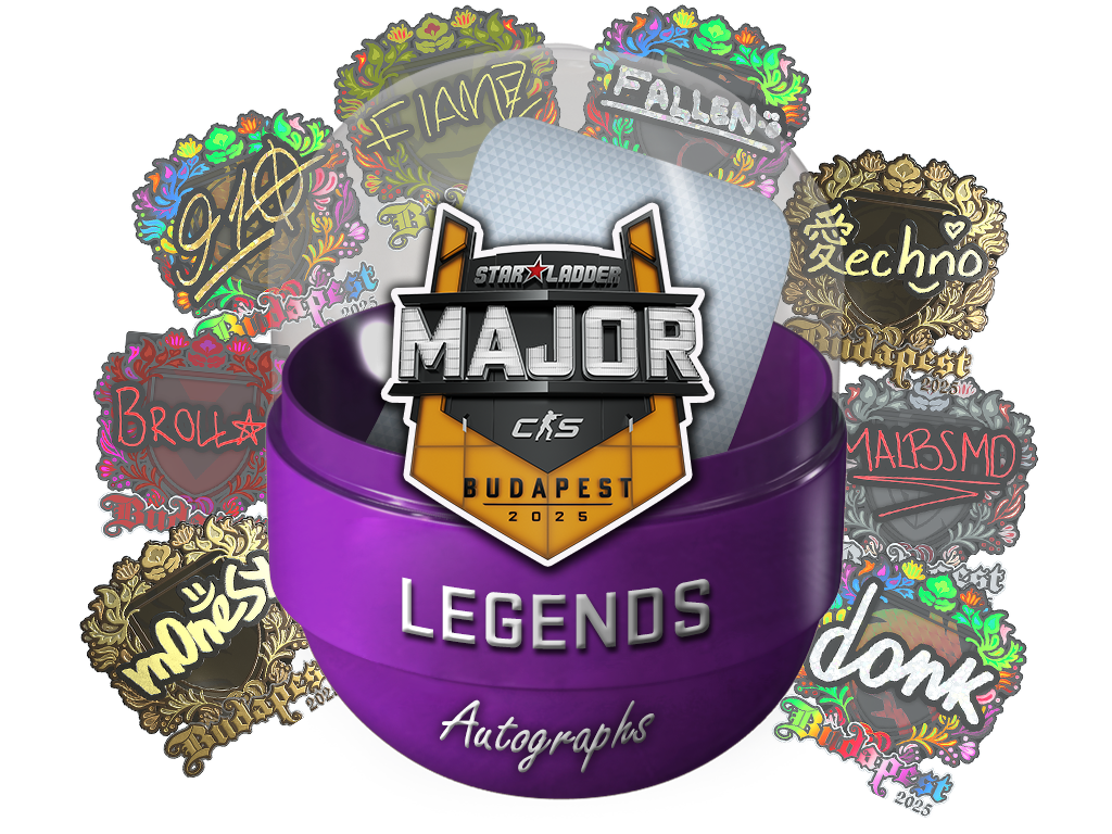 Budapest 2025 Legends Autograph Capsule — CS2 skin image, Base Grade rarity