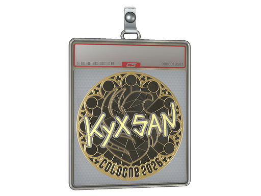 Sticker Slab | kyxsan (Gold) | Cologne 2026 — CS2 skin image, Extraordinary rarity