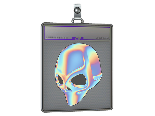 Sticker Slab | Chrome Dome (Holo) — CS2 skin image, Remarkable rarity
