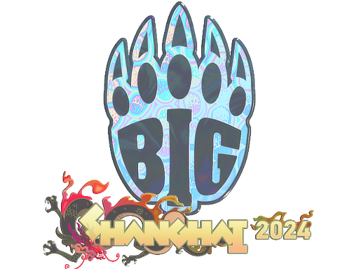 Sticker | BIG (Holo) | Shanghai 2024 — CS2 skin image, Exotic rarity