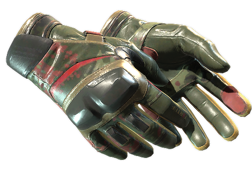 ★ Moto Gloves | 3rd Commando Company (Well-Worn) — изображение скина CS2, редкость Extraordinary