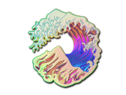 Sticker | Great Wave (Holo) — CS2 skin image, Remarkable rarity