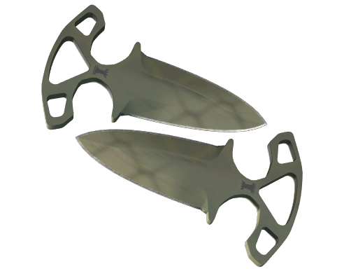 ★ Shadow Daggers | Safari Mesh (Field-Tested) — изображение скина CS2, редкость Covert