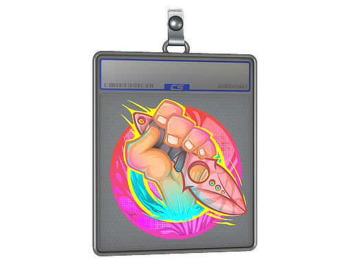 Sticker Slab | Skelly Stabby — CS2 skin image, High Grade rarity