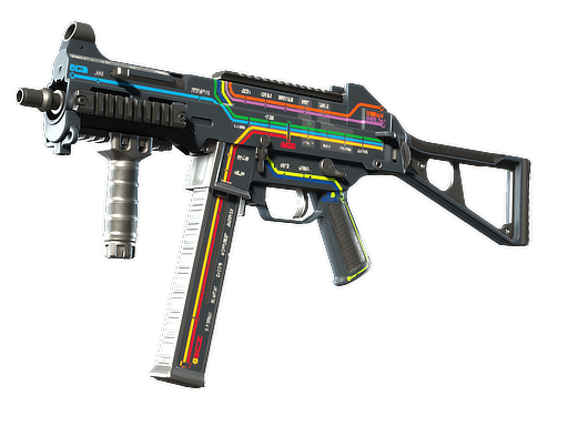UMP-45 | Late Night Transit — скин CS2, редкость Mil-Spec Grade