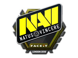 Sticker | Natus Vincere | London 2018 — CS2 skin image, High Grade rarity