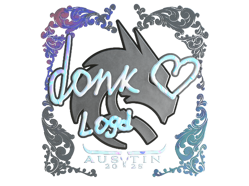 Sticker | donk (Holo) | Austin 2025 — CS2 skin image, Exotic rarity