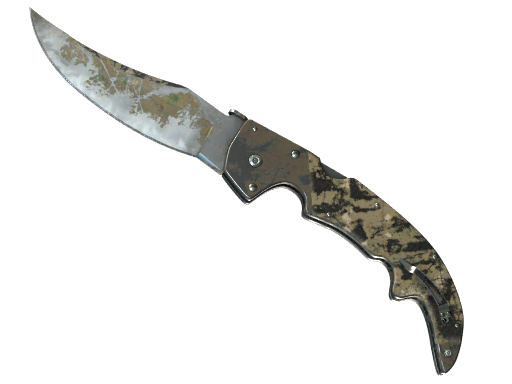★ StatTrak™ Falchion Knife | Forest DDPAT (Well-Worn) — CS2 skin image