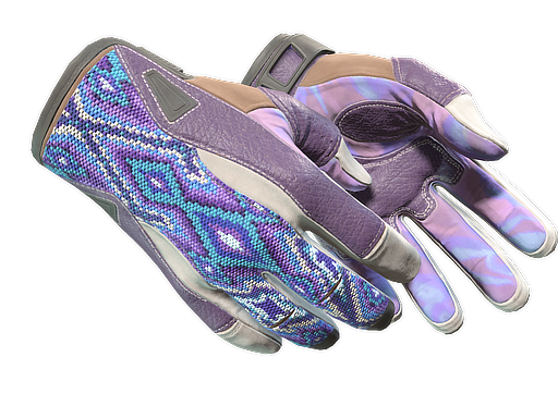 ★ Sport Gloves | Violet Beadwork (Minimal Wear) — изображение скина CS2, редкость Extraordinary