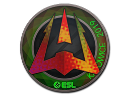 Sticker | Avangar (Holo) | Katowice 2019 — CS2 skin image, Remarkable rarity