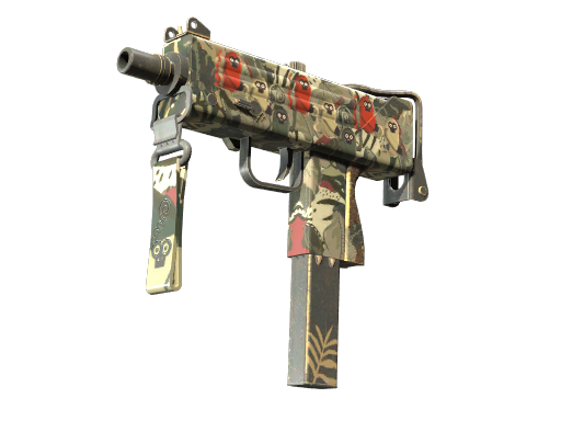 MAC-10 | Monkeyflage — скин CS2, редкость Mil-Spec Grade