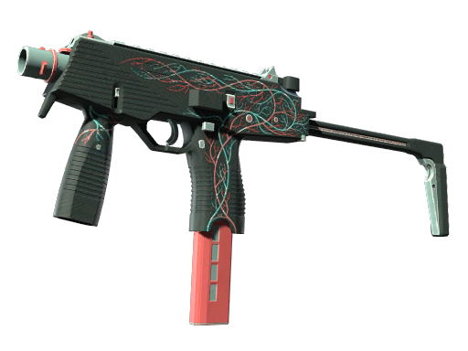 MP9 | Capillary — скин CS2, редкость Mil-Spec Grade